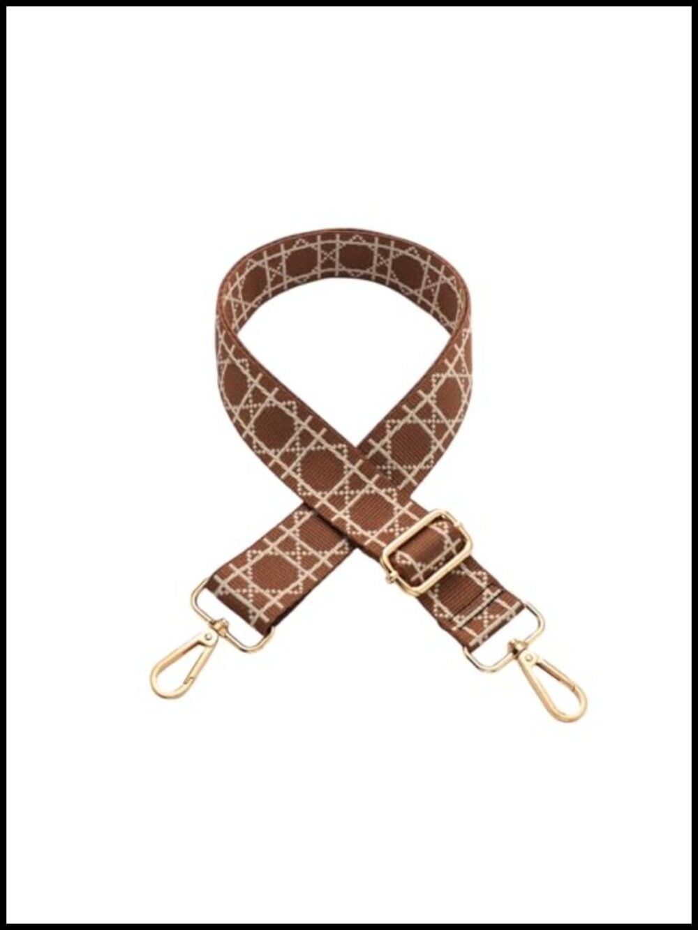 Plaid Purse Strap Replacement Adjustable Crossbody Bag Strap